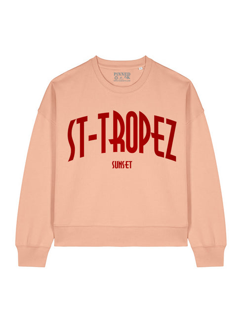 Boxy Sweater St-Tropez Red Velvet